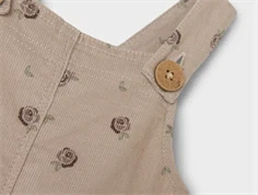 Lil Atelier gray morn blomstret overall